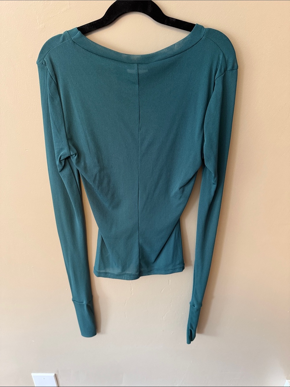 Intimately FP Teal Mesh Long-Sleeve - Picture 3 of 4